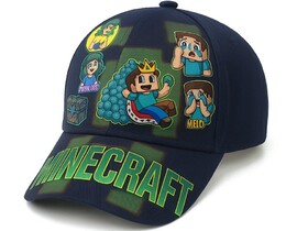 Фото - Бавовняна кепка для дітей Sport Line з лого Minecraft - Men box