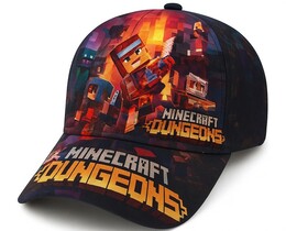 Фото - Кепка із бавовни від бренду Sport Line з логотипом Minecraft - Men box