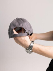 Фото - Базова бейсболка Pobedov Cotton Ray у кольорі антрацит - Men box