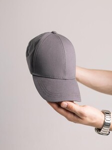 Фото - Базова бейсболка Pobedov Cotton Ray у кольорі антрацит - Men box