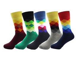 Фото - Високі шкарпетки Friendly Socks. Колір різнокольоровий. Артикул: 27-0299 - Men box