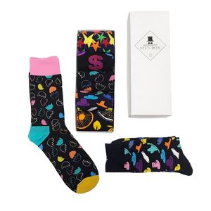 Фото - Високі шкарпетки Friendly Socks. Колір різнокольоровий. Артикул: 27-0304 - Men box