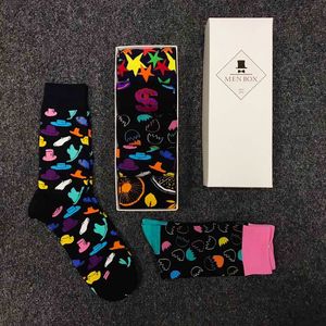 Фото - Високі шкарпетки Friendly Socks. Колір різнокольоровий. Артикул: 27-0304 - Men box