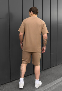 Фото - Хлопковый спортивный костюм Staff mb brown - Men box
