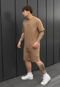 Фото - Хлопковый спортивный костюм Staff mb brown - Men box
