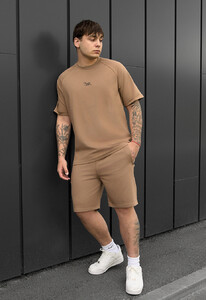 Фото - Хлопковый спортивный костюм Staff mb brown - Men box