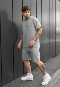 Фото - Базовый костюм серого цвета Staff mb gray - Men box