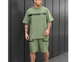 Фото - Яркий летний костюм в цвете хаки Staff ra khaki - Men box