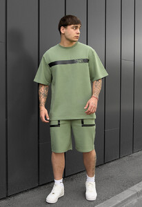 Фото - Яркий летний костюм в цвете хаки Staff ra khaki - Men box