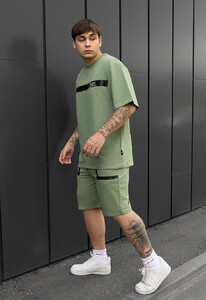 Фото - Яркий летний костюм в цвете хаки Staff ra khaki - Men box