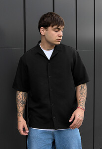 Фото - Літня сорочка чорного кольору Staff ind black - Men box