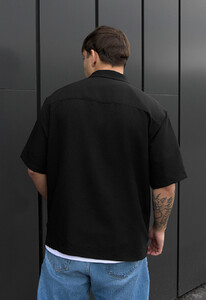 Фото - Літня сорочка чорного кольору Staff ind black - Men box
