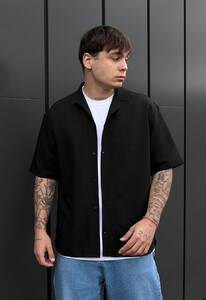 Фото - Літня сорочка чорного кольору Staff ind black - Men box