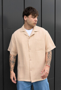 Фото - Чоловіча оверсайз сорочка Staff mai beige oversize - Men box