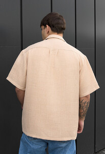 Фото - Чоловіча оверсайз сорочка Staff mai beige oversize - Men box