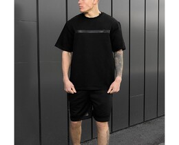 Фото - Летний костюм черного цвета Staff ra black oversize - Men box