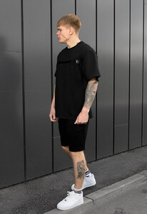 Фото - Летний костюм черного цвета Staff ra black oversize - Men box