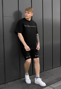 Фото - Летний костюм черного цвета Staff ra black oversize - Men box