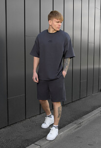 Фото - Хлопковый оверсайз костюм Staff no dark gray oversize - Men box