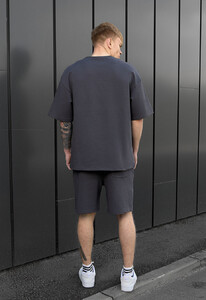 Фото - Хлопковый оверсайз костюм Staff no dark gray oversize - Men box