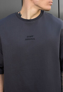 Фото - Хлопковый оверсайз костюм Staff no dark gray oversize - Men box