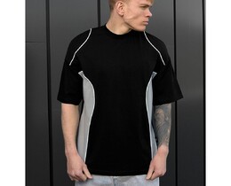 Фото - Черно-серая футболка для парней Staff black & gray - Men box