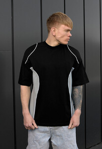 Фото - Черно-серая футболка для парней Staff black & gray - Men box