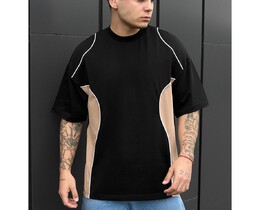 Фото - Двухцветная мужская футболка Staff black & brown - Men box