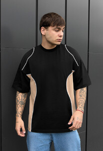 Фото - Двокольорова чоловіча футболка Staff black & brown - Men box