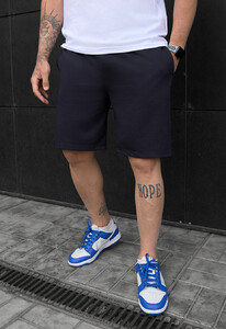 Фото - Трикотажні літні шорти для хлопців Staff slp navy - Men box