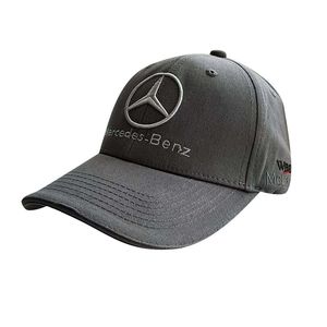 Фото - Бейсболка серая с логотипом Mercedes-Benz - Men box