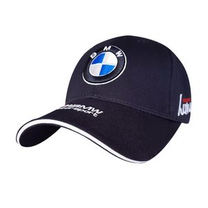 Фото - Кепка мужская бренда Sport Line темно-синяя с лого BMW - Men box