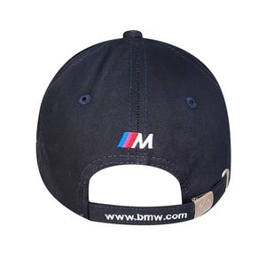 Фото - Кепка мужская бренда Sport Line темно-синяя с лого BMW - Men box