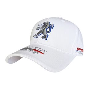 Фото - Кепка Sport Line біла з логотипом авто Peugeot - Men box