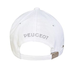 Фото - Кепка Sport Line біла з логотипом авто Peugeot - Men box