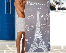 Фото - Рушник пляжний Sport Line сірого кольору Paris - Men box
