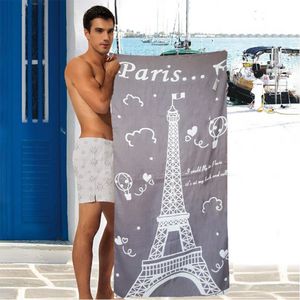 Фото - Полотенце пляжное Sport Line серого цвета Paris - Men box