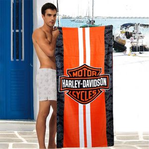 Фото - Пляжное полотенце из хлопка с логотипом Harley Davidson - Men box