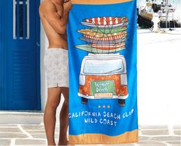 Фото - Полотенце большое для пляжа Sport Line с рисунком - Men box