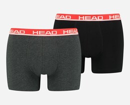 Фото - Хлопковые боксеры для мужчин Head BASIC BOXER, 2 шт. - Men box