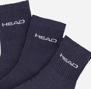 Фото - Спортивные темно-синие носки для мужчин от Head (3 пары) - Men box