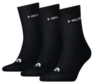 Фото - Мужские спортивные носки Head черного цвета (3 пары) - Men box