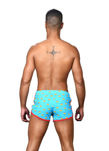 Фото - Стильные шорты «Любовь Прайда» Love Pride Heart Jogger Shorts от Andrew Christian - Men box