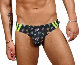 Фото - Грайливі плавки «Неоновий рай» Neon Paradise Mesh від Andrew Christian - Men box