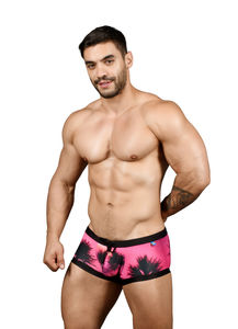 Фото - Розовые транки «Калифорнийские закаты» California Sunset Trunk - Men box
