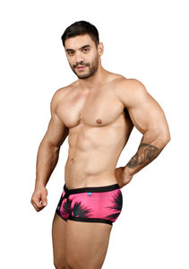 Фото - Розовые транки «Калифорнийские закаты» California Sunset Trunk - Men box