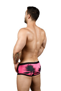 Фото - Розовые транки «Калифорнийские закаты» California Sunset Trunk - Men box