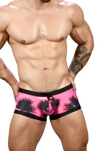 Фото - Розовые транки «Калифорнийские закаты» California Sunset Trunk - Men box