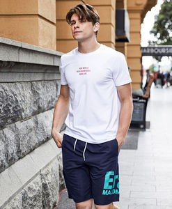 Фото - Бермуды пляжные Gailang темно-синего цвета - Men box