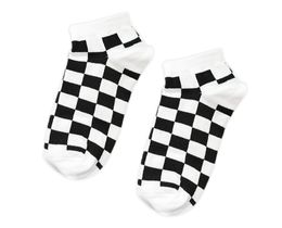 Фото - Чорно-білі шкарпетки "Шашки" від Sunny Focks - Men box